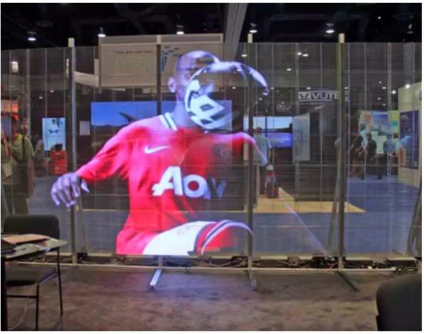 &Eacute;cran d'affichage LED transparent ext&eacute;rieur personnalis&eacute; P10 9