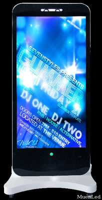 Lecteur publicitaire LED d'intérieur PH2.5 de 85 pouces