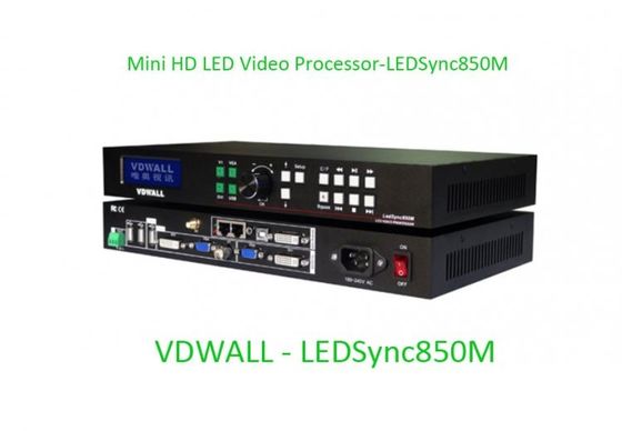 Processeur vidéo LED HD Mini LEDSync850M de VDWALL avec prise en charge USB