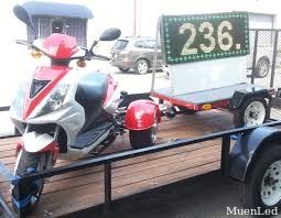 le scooter publicitaire à LED muenled-M5