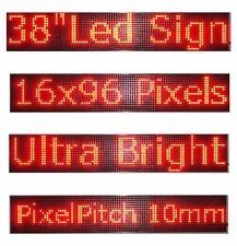 Indicateur d'affichage à LED P10, ligne 1-8 192x64 rouge