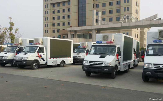 Écran d'affichage mené par camion mené mobile