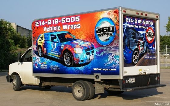 Écran d'affichage mené par camion mené mobile