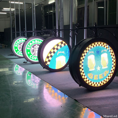 P4.81 Vidéo publicité extérieure intérieure affichage LED circulaire à face unique Muen LED