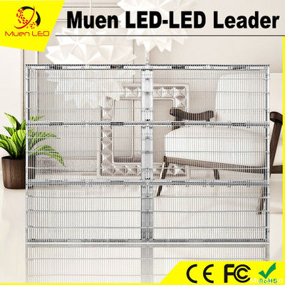 Écran d'affichage LED transparent extérieur personnalisé P10