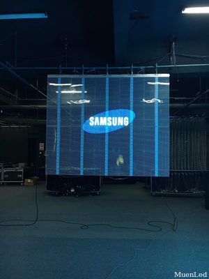 Écran d'affichage LED transparent extérieur personnalisé P10