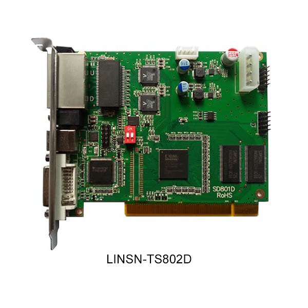 La carte LED TS802 de Linsn, la carte de commande SD802D LED
