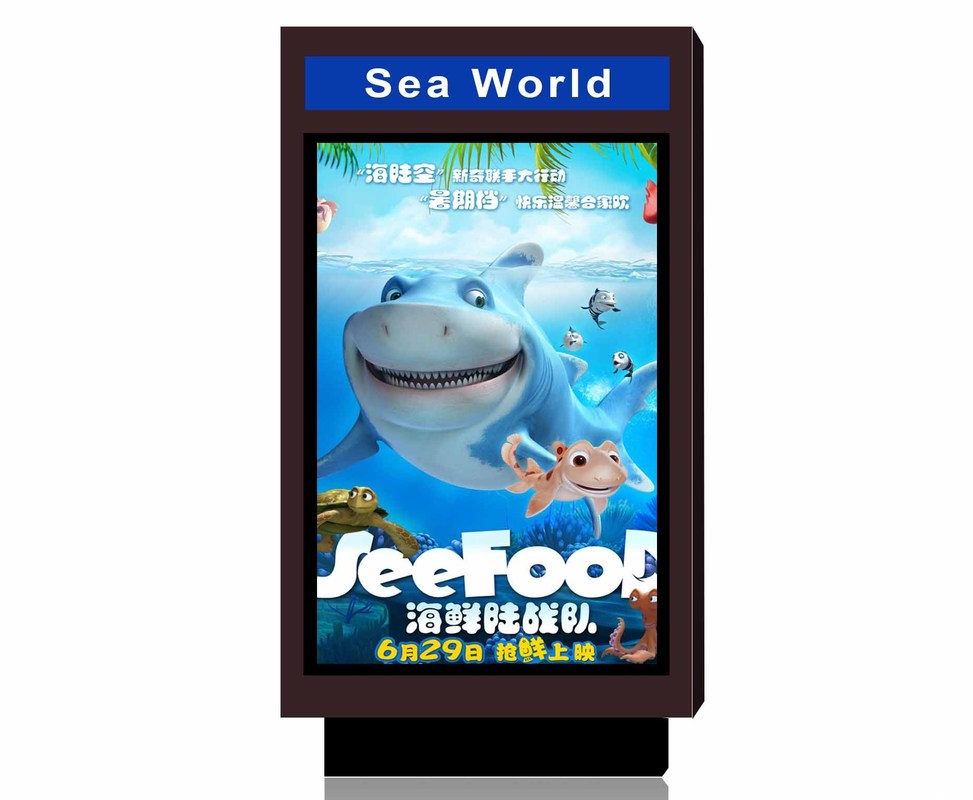 Lecteur publicitaire HD extérieur de 105 pouces