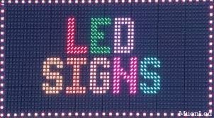 Indicateur d'affichage à LED P10, ligne 1-4 192x32 Tricolore